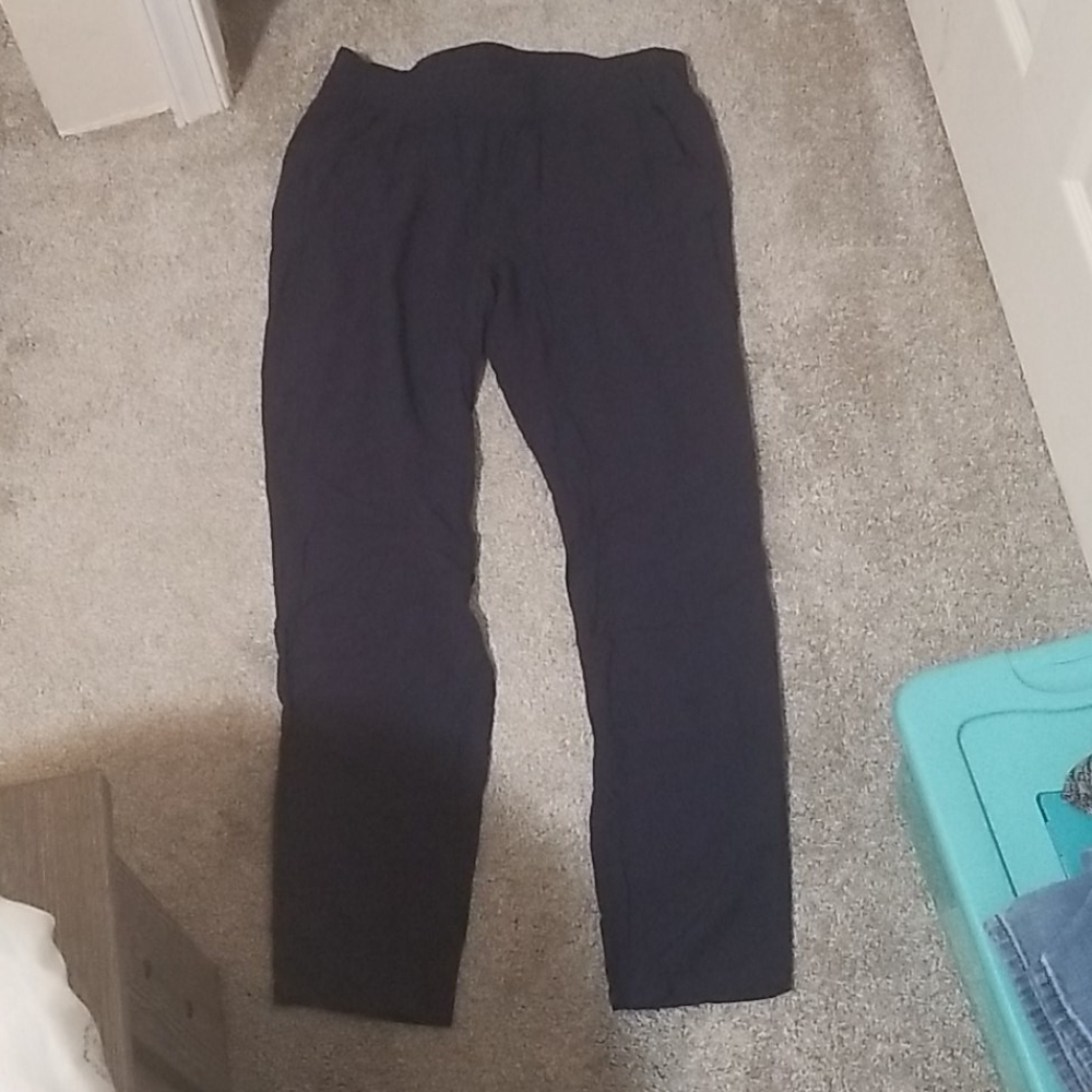Navy linen pants